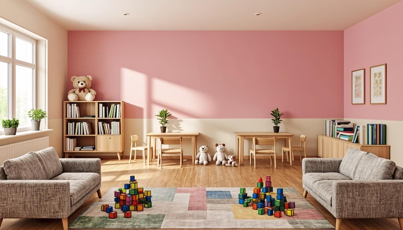 Little Hearts Daycare family daycare website demo with daily schedule section